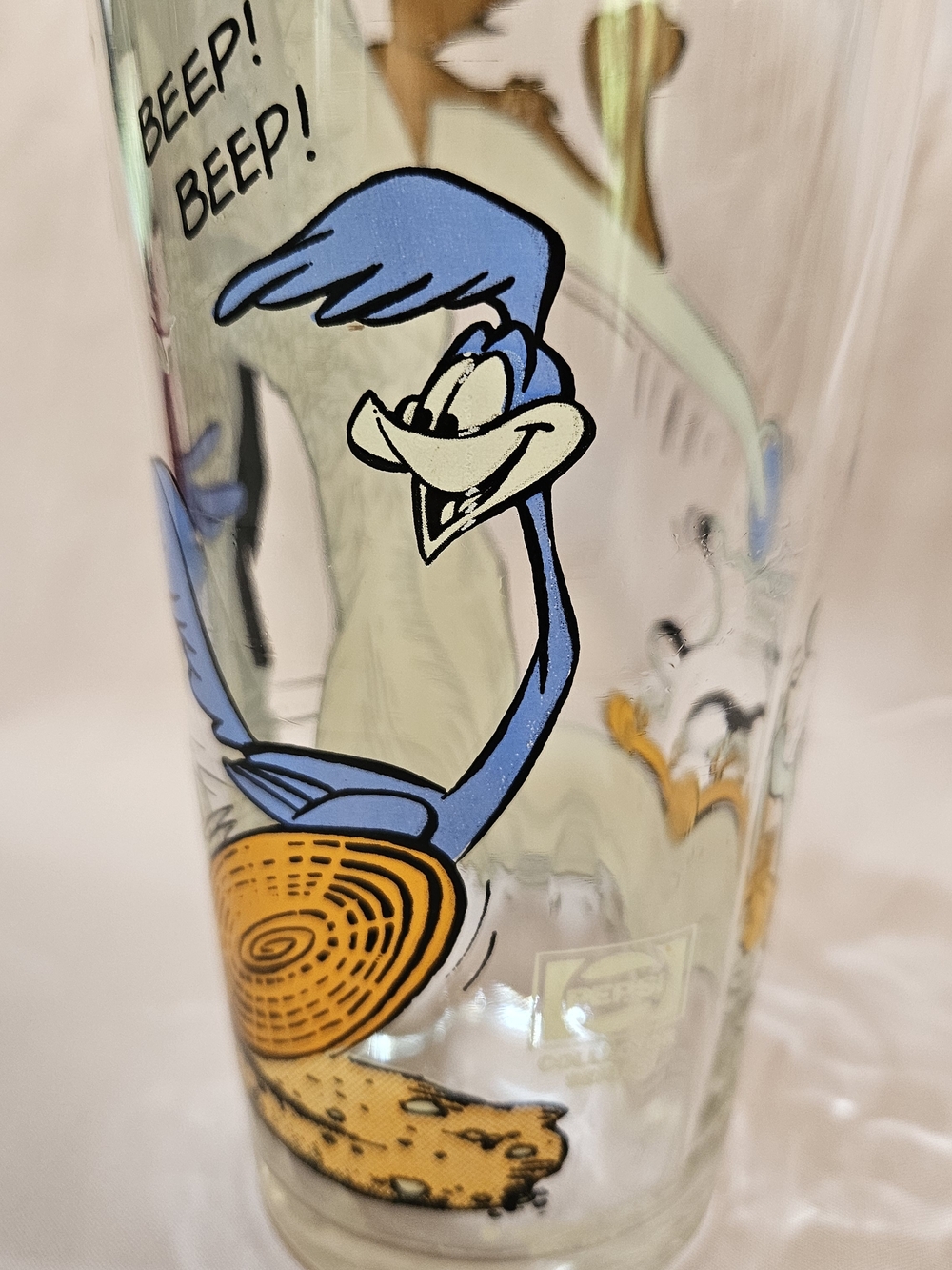 Road Runner Glass with 'Beep! Beep!' Graphic